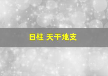 日柱 天干地支